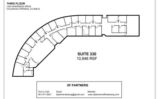 (LEASED) 10846 SF Suite 330 Professional Office Spaces in Colorado Springs, CO 80910