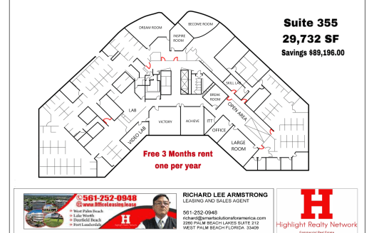 (LEASED) 29732 SF Suite 355 Professional Office Space at 1211 Semoran Blvd., Casselberry, FL 32707