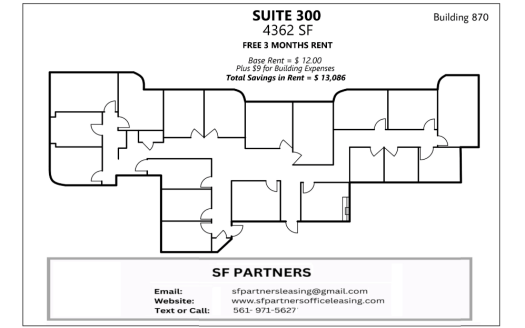 (LEASED) 4362 SF Suite 300 Professional Office Space in 870 Greenbrier Cir., Chesapeake, VA 23320