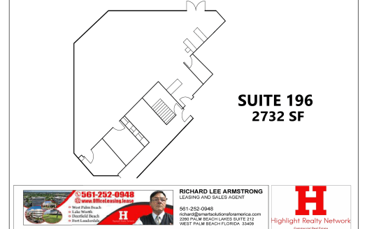(LEASED) 2732 SF Suite 196 Professional and Medical Office Space at 1211 Semoran Blvd., Casselberry, FL 32707