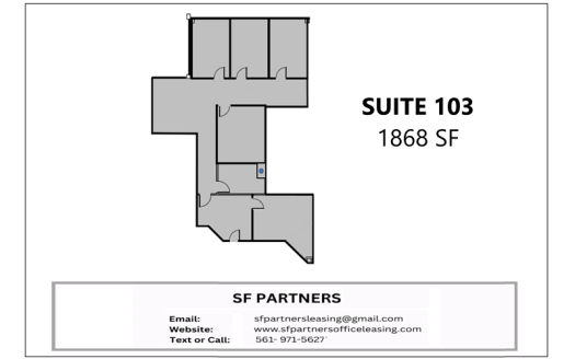 (LEASED) 1868 SF Suite 103 Professional Office Space at 860 Greenbrier Cir, Chesapeake, VA 23320