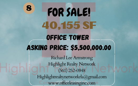 40,155 SF Office Tower FOR SALE!