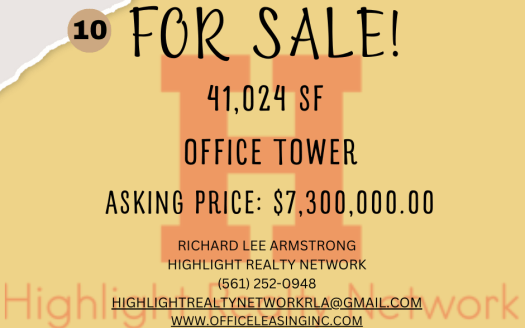 41,024 SF Office Tower FOR SALE!