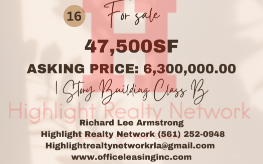 47,500 SF Office Tower FOR SALE!