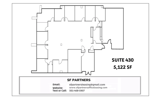 5122 SF Suite 430 Professional and Medical Office Space in Pittsburgh, PA 15220