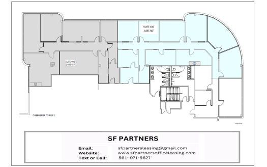(LEASED) 5367 SF Suite 402-406 Professional Office Space at 870 Greenbrier Cir, Chesapeake, VA 23320