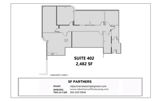 2482 SF Suite 402 Professional Office Space at 870 Greenbrier Cir, Chesapeake, VA 23320