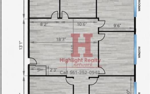 1397 SF Suite 305 E Professional and Medical Office Space at 8895 N Military Trl, Palm Beach Gardens, FL 33410